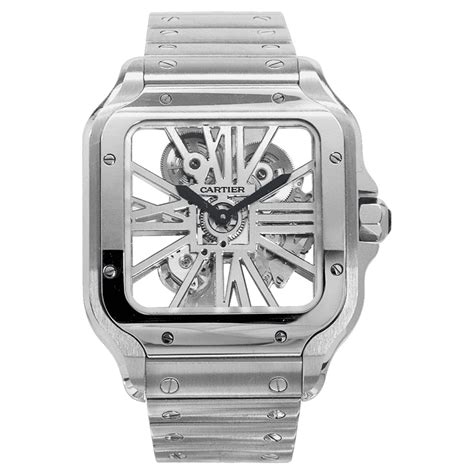 skeleton cartier santos|Altro.